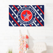 Memorial Day Stars and Stripes America Flag Spandoek (Insitu)