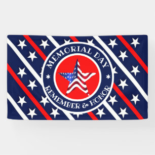 Memorial Day Stars and Stripes America Flag  Spandoek