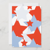 Memorial Day Stars Cook Out Party Grill Kaart (Achterkant)