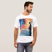 Memorial Day T-Shirt Vrouwen Mannen Evoceren Eer (Voorkant volledig)