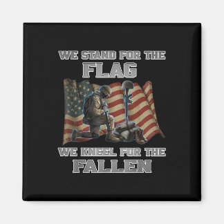 Memorial Day T-shirt - We staan voor de vlag die w Magneet