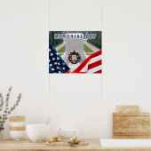 Memorial Day "Tomb of the Onbekende Soldaat" Poster (Keuken)