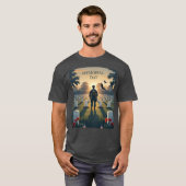 Memorial Day Tribute Artwork - Eerbetoon aan Ameri T-shirt (Voorkant volledig)