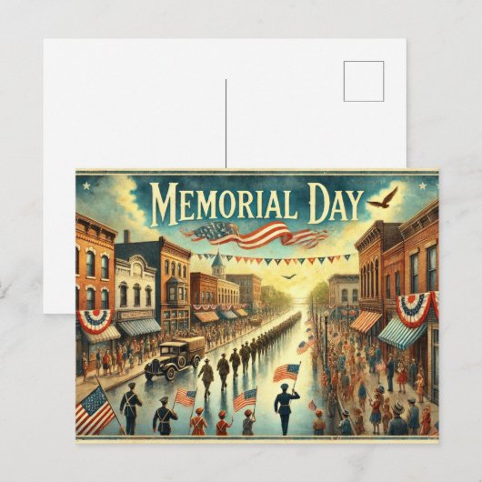 Memorial Day (Verenigde Staten) Briefkaart (Voorkant / Achterkant)