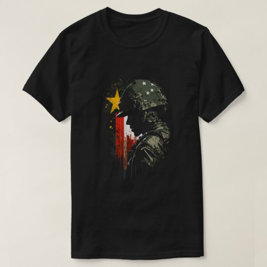 Memorial Day Vietnam Veteran Army T-shirt (Design voorkant)