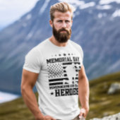 Memorial Day Vlag van de Verenigde Staten Funny Pa T-shirt