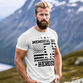 Memorial Day Vlag van de Verenigde Staten Funny Pa T-shirt