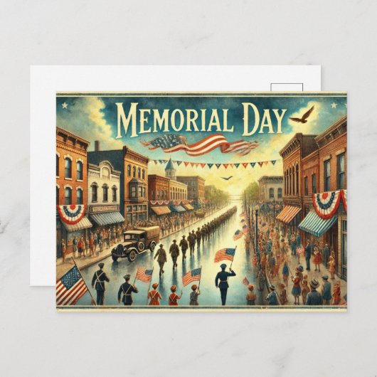 Memorial Day (VS) Briefkaart (Voorkant / Achterkant)