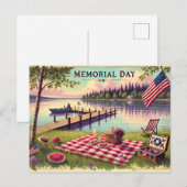 Memorial Day (VS) Briefkaart (Voorkant / Achterkant)
