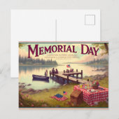 Memorial Day (VS) Briefkaart (Voorkant / Achterkant)