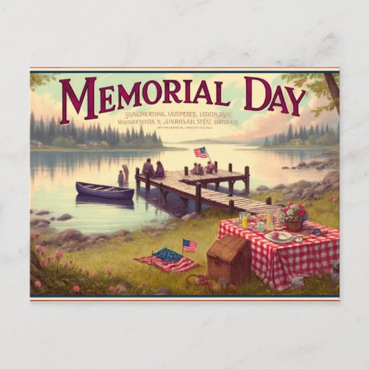 Memorial Day (VS) Briefkaart (Voorkant)