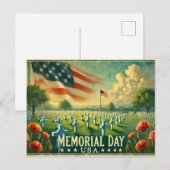 Memorial Day (VS) Briefkaart (Voorkant / Achterkant)