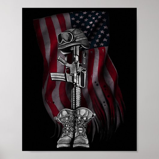 Memorial Day We zullen nooit vergeten Poster (Voorkant)