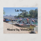 Memorial Day Weekend in Lake Havasu Feestdagenkaart (Voorkant)