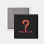 Memorial Day: Wie is het? Magneet (Voorkant / Achterkant)