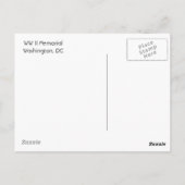 Memorial Eagles Briefkaart (Achterkant)