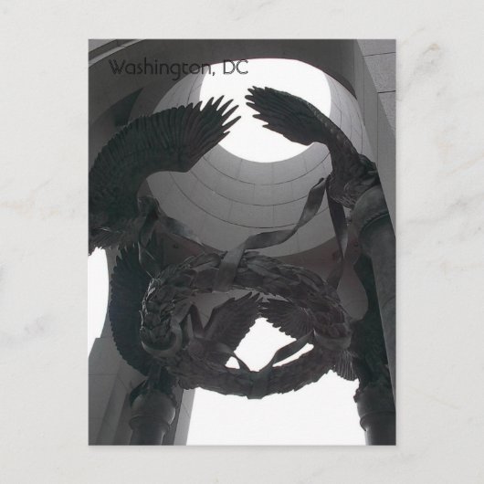 Memorial Eagles Briefkaart (Voorkant)