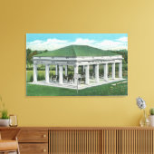 Memorial Entrance at Battlefield Cemetery Uitzicht Canvas Afdruk (Insitu (Woonkamer))