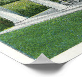 Memorial Entrance at Battlefield Cemetery Uitzicht Poster (Hoek)