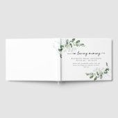 Memorial Eucalyptus Waterverf Gastenboek (Volledig)