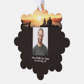  Memorial Father Son Fishing Fisherman Ornament Kaart (Links)