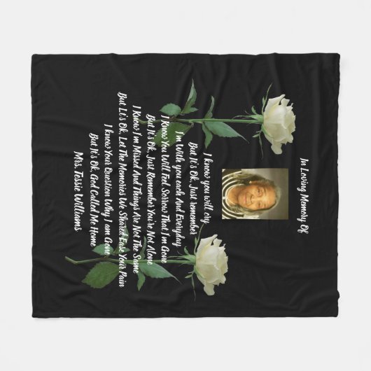 Memorial Fleece Deken (Voorkant (Horizontaal))