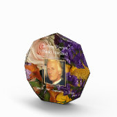 Memorial Flower Design Acrylfoto Block HAMbWG Fotoblokken (Rechts)