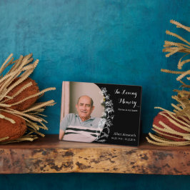 Memorial Flower Herdenking Foto Fotoplaat