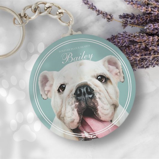 Memorial for Pets Classic Lijsten Foto Sleutelhanger