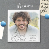 Memorial FOREVER IN MY HEART Photo Keepomwille Magneet