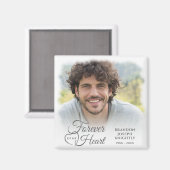 Memorial FOREVER IN MY HEART Photo Keepomwille Magneet (Voorkant / Achterkant)