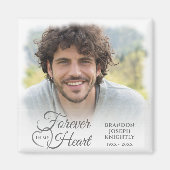 Memorial FOREVER IN MY HEART Photo Keepomwille Magneet (Voorkant)