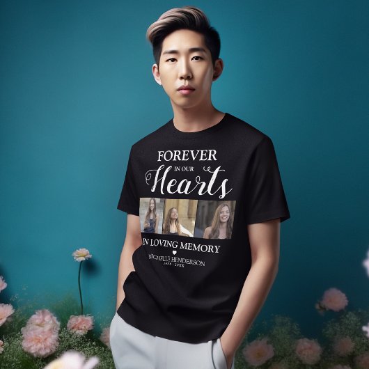 Memorial Forever in ons hart Herkomst T-shirt