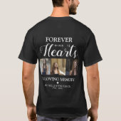 Memorial Forever in ons hart Herkomst T-shirt (Achterkant)