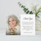 Memorial FOREVER IN ONZE HARTS 2 Foto's Bedankkaart (Staand voorkant)