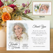 Memorial FOREVER IN ONZE HARTS 2 Foto's Bedankkaart