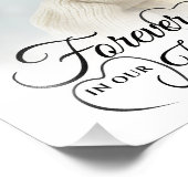 Memorial FOREVER IN ONZE HARTS 2 Foto's Foto Afdruk (Hoek)