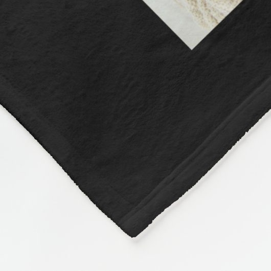 Memorial FOREVER IN ONZE HARTS Foto Collage Black Fleece Deken (Hoek)