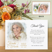 Memorial FOREVER IN ONZE HARTS Foto Dank u Bedankkaart