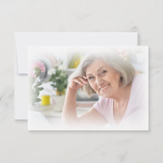 Memorial FOREVER IN ONZE HARTS Foto Dank u Bedankkaart (Achterkant)