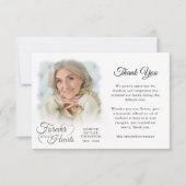 Memorial FOREVER IN ONZE HEARTS Foto Bedankkaart (Voorkant)