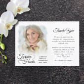 Memorial FOREVER IN ONZE HEARTS Foto Bedankkaart