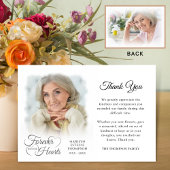 Memorial FOREVER IN ONZE HEARTS Foto Bedankkaart