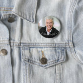 Memorial Forever in Our Hearts Foto gepersonalisee Ronde Button 5,7 Cm (In situ)