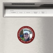 Memorial Forever in Our Hearts Foto Magneet (Insitu (Vaatwasser))