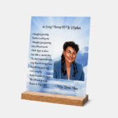 Memorial Foto Acryl Bord (Hoek)
