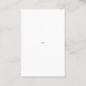 Memorial Foto Begrafenisgebed Kaart Visitekaartje (Achterkant)