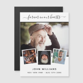 Memorial foto collage liefde altijd magneet