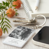 Memorial Foto | Elegant klassiek in het liefdevol Sleutelhanger (Voorkant Rechts)