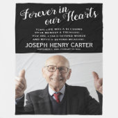 Memorial Foto Fleece Deken (Voorkant)